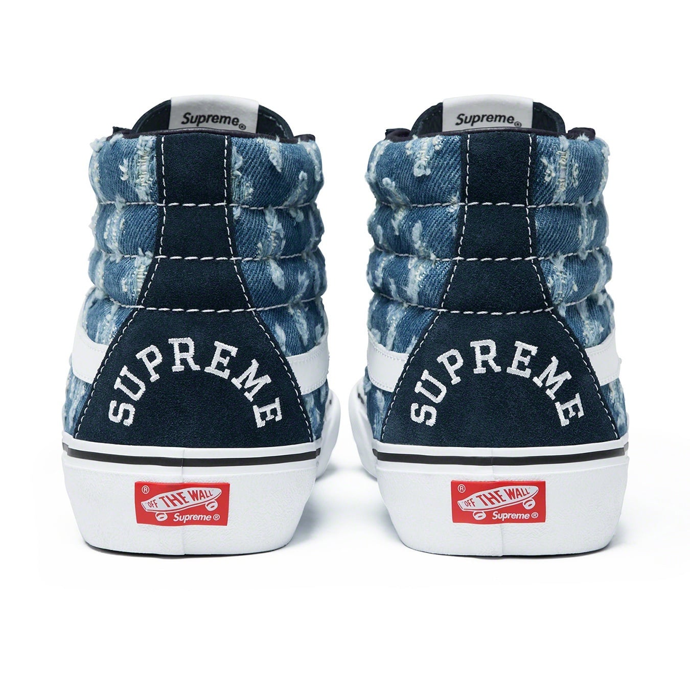Supreme®/Vans® Hole Punch Denim Sk8-Hi Pro view 11